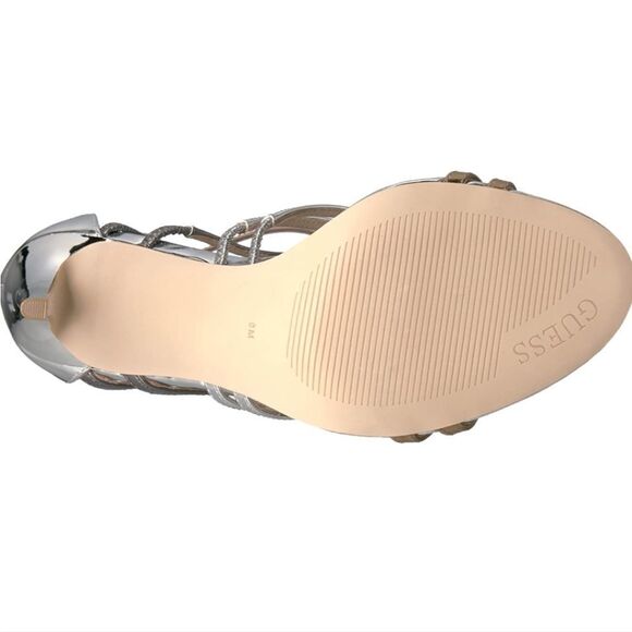 Guess Gold-Multi Pretier Heels 10M NWT - Picture 5 of 12